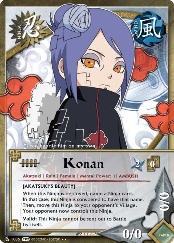 Konan — Naruto CCG card n1035