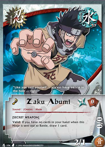 Zaku Abumi — Naruto CCG card n104