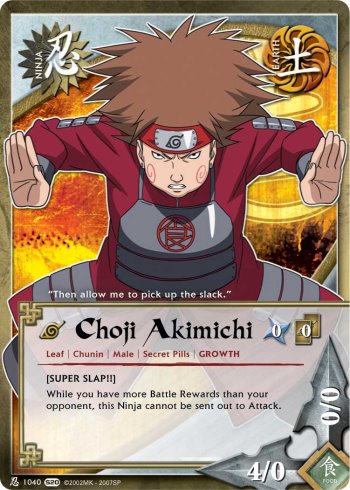 Choji Akimichi — Naruto CCG card n1040