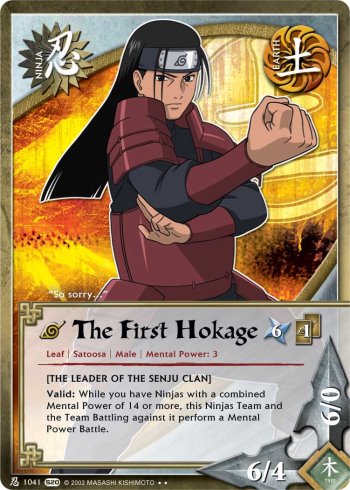 The First Hokage — Naruto CCG card n1041