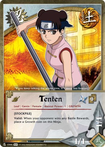 Tenten — Naruto CCG card n1044