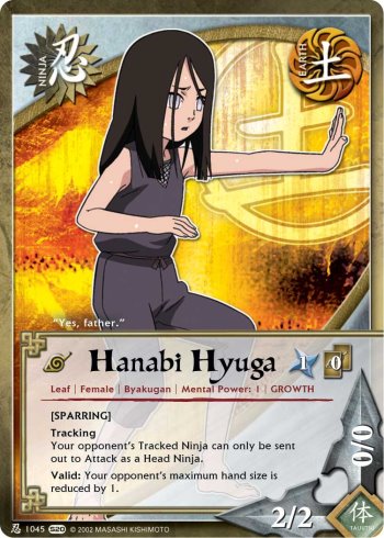 Hanabi Hyuga — Naruto CCG card n1045