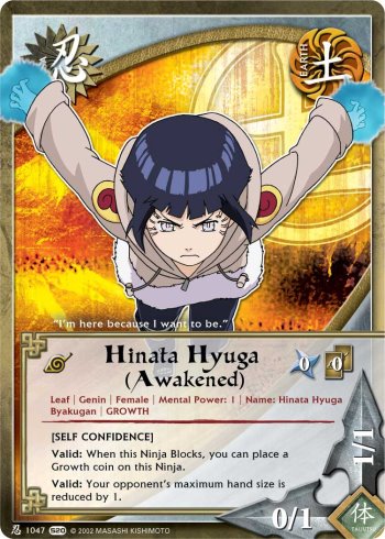 Hinata Hyuga (Awakened) — Naruto CCG card n1047
