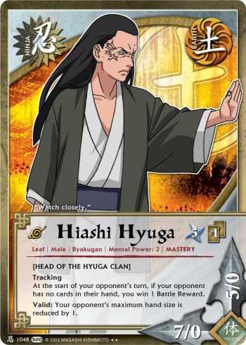 Hiashi Hyuga — Naruto CCG card n1048