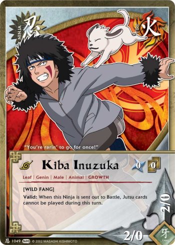 Kiba Inuzuka — Naruto CCG card n1049