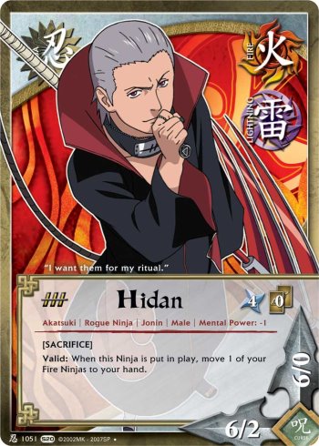 Hidan — Naruto CCG card n1051