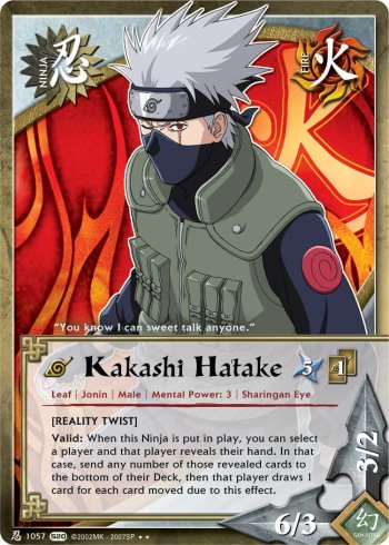 Kakashi Hatake — Naruto CCG card n1057