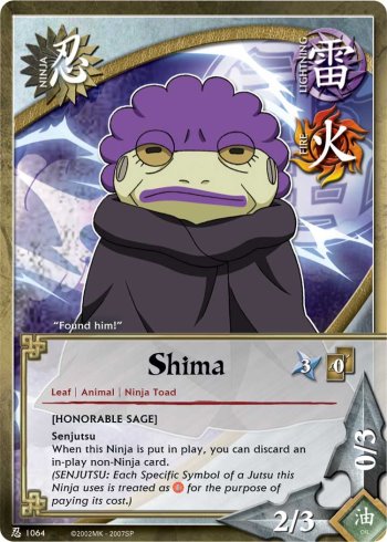 Shima — Naruto CCG card n1064