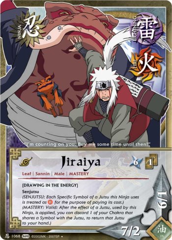Jiraiya — Naruto CCG card n1068