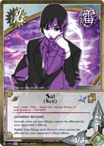 Sai (Suit) — Naruto CCG card n1072