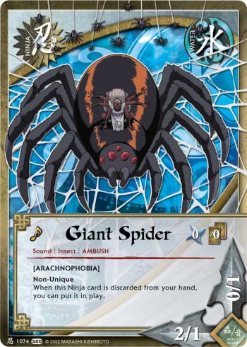 Giant Spider — Naruto CCG card n1074
