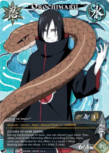 Orochimaru — Naruto CCG card n1081