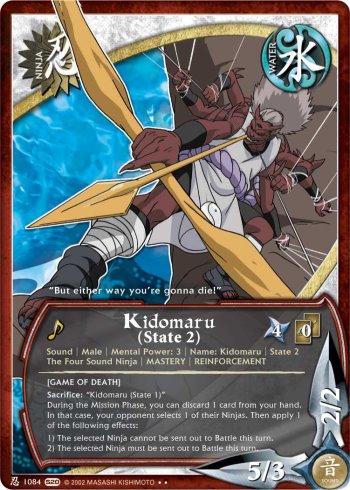 Kidomaru (State 2) — Naruto CCG card n1084