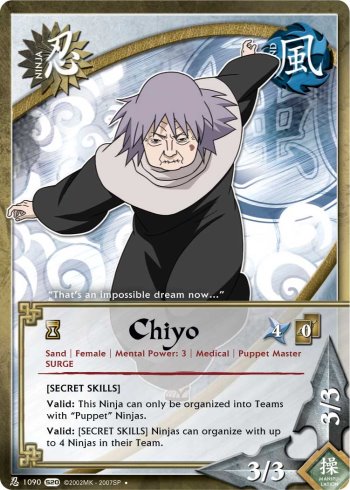 Chiyo — Naruto CCG card n1090
