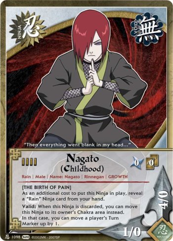 Nagato (Childhood) — Naruto CCG card n1098