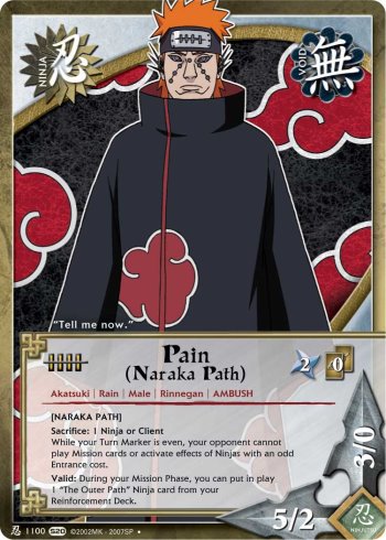 Pain (Naraka Path) — Naruto CCG card n1100