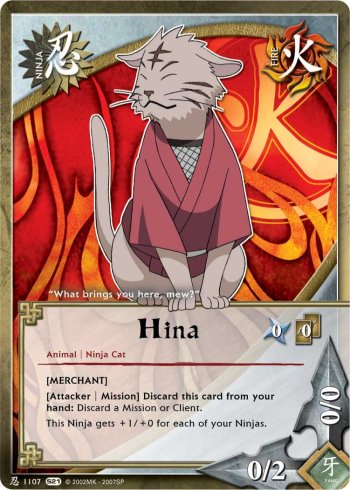 Hina — Naruto CCG card n1107