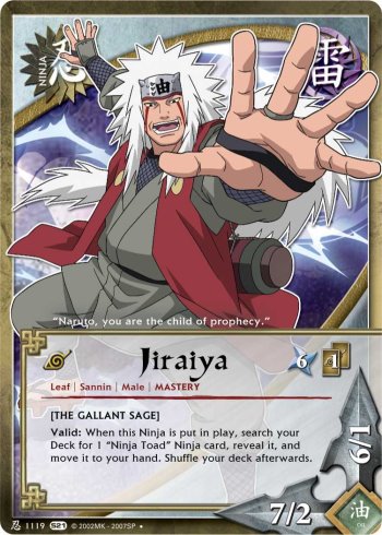 Jiraiya — Naruto CCG card n1119
