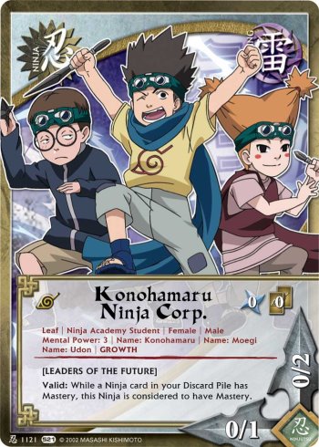 Konohamaru Ninja Corp. — Naruto CCG card n1121
