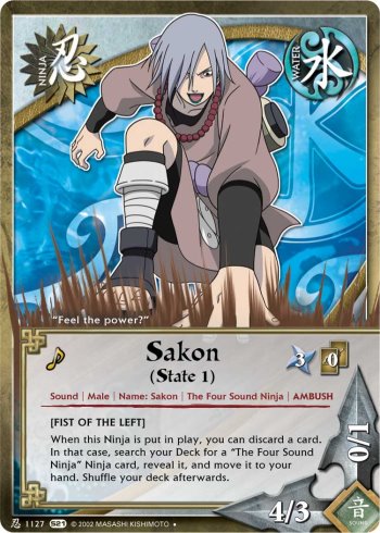 Sakon (State 1) — Naruto CCG card n1127