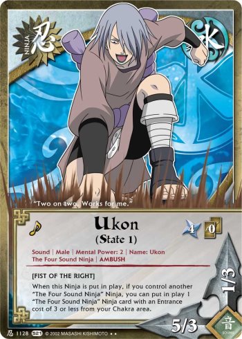 Ukon (State 1) — Naruto CCG card n1128
