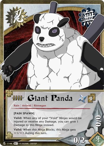 Giant Panda — Naruto CCG card n1144
