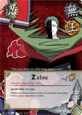 Zetsu — Naruto CCG card n1145