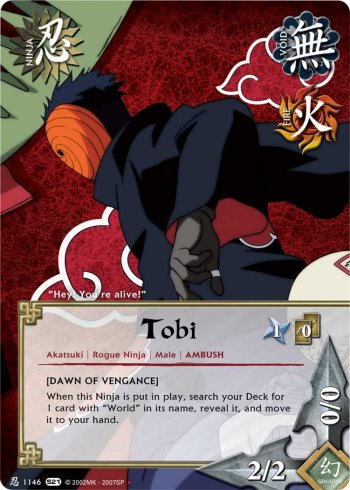 Tobi — Naruto CCG card n1146