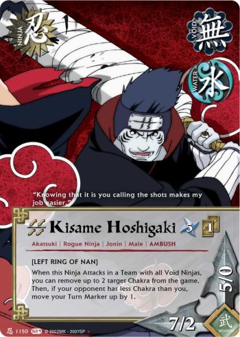 Kisame Hoshigaki — Naruto CCG card n1150