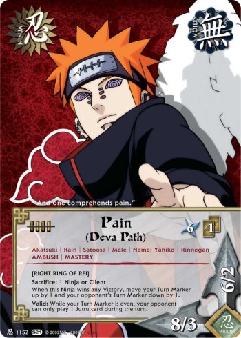 Pain (Deva Path) — Naruto CCG card n1152