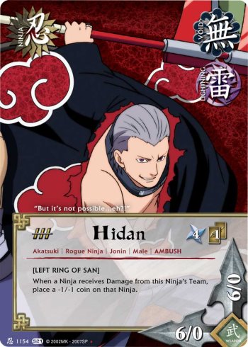 Hidan — Naruto CCG card n1154