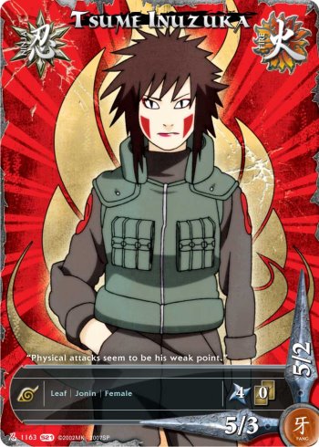 Tsume Inuzuka — Naruto CCG card n1163