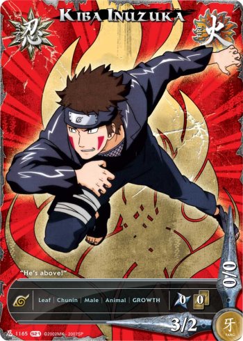 Kiba Inuzuka — Naruto CCG card n1165