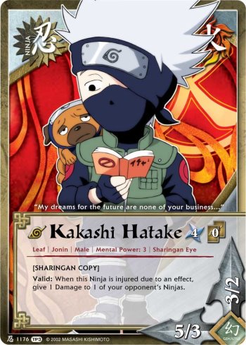 Kakashi Hatake — Naruto CCG card n1176