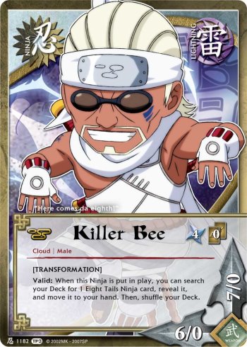 Killer Bee — Naruto CCG card n1182