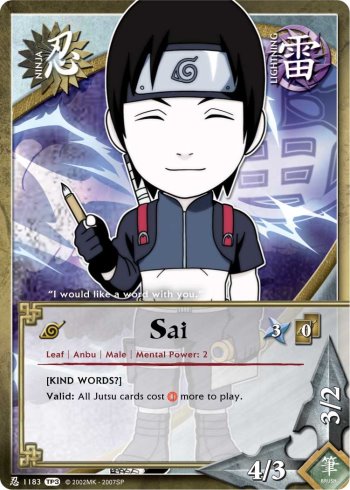 Sai — Naruto CCG card n1183