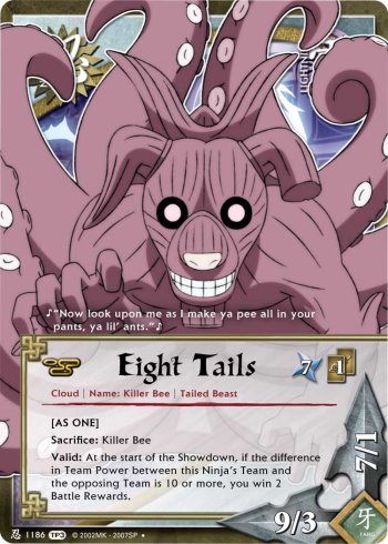 Eight Tails — Naruto CCG card n1186