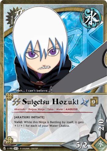 Suigetsu Hozuki — Naruto CCG card n1190