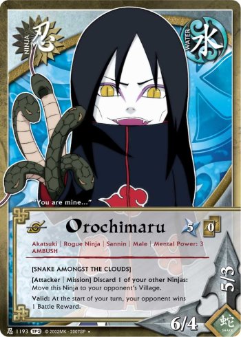 Orochimaru — Naruto CCG card n1193