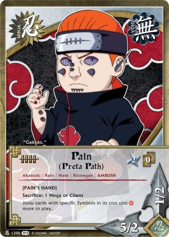 Pain (Preta Path) — Naruto CCG card n1200