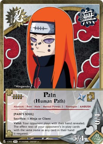 Pain (Human Path) — Naruto CCG card n1202