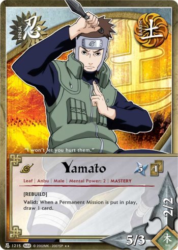 Yamato — Naruto CCG card n1215