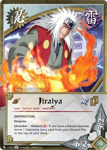 Jiraiya — Naruto CCG card n1240