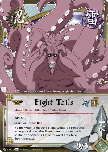 Eight Tails — Naruto CCG card n1242