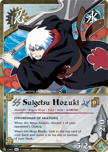 Suigetsu Hozuki — Naruto CCG card n1247