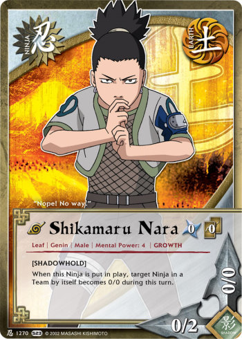 Shikamaru Nara — Naruto CCG card n1270