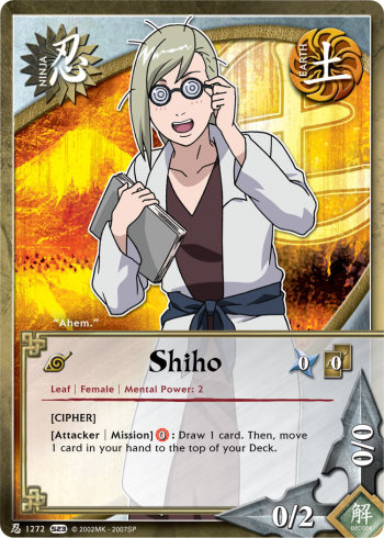 Shiho — Naruto CCG card n1272
