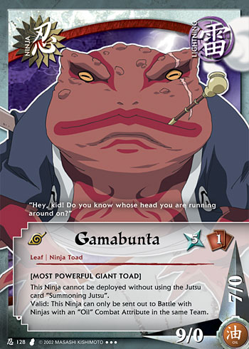 Gamabunta — Naruto CCG card n128