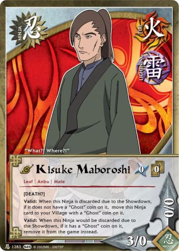 Kisuke Maboroshi — Naruto CCG card n1283
