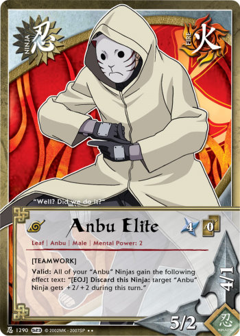 Anbu Elite — Naruto CCG card n1290